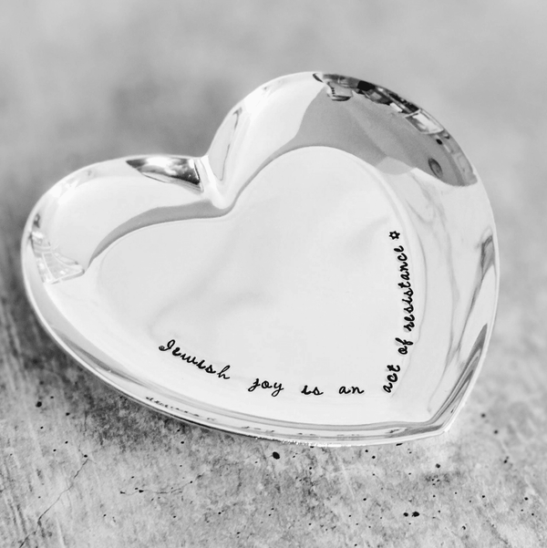 Jewish Joy Is an Act of Resistance Ring Dish - The Weitzman Museum Store - 