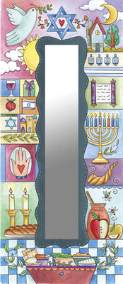 Jewish Reflections Tall Mirror - The Weitzman Museum Store - 