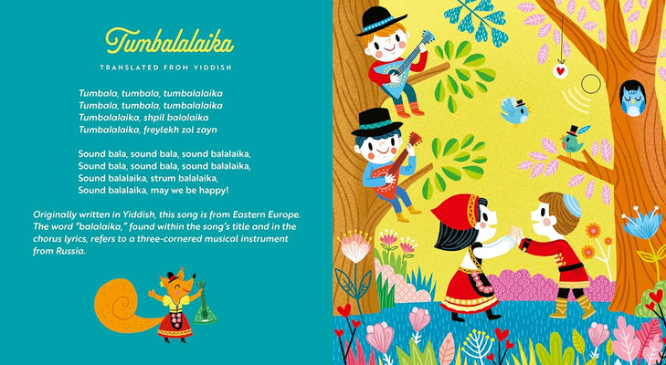Jewish Songs From Around the World A Musical Board Book for Babies and Toddlers - The Weitzman Museum Store - 9781962011075