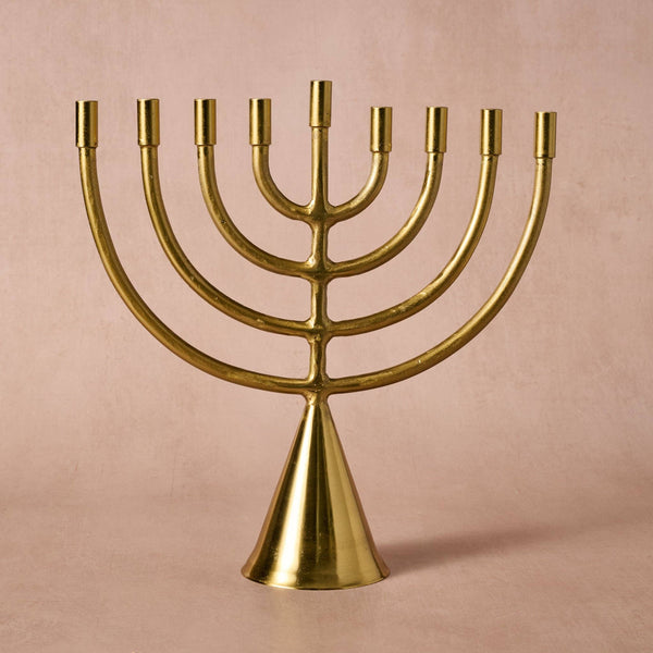 Jyoti Brass Horn Menorah - The Weitzman Museum Store - 6896190