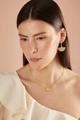 Karo Gold Earrings - The Weitzman Museum Store - 7 - 847384019491