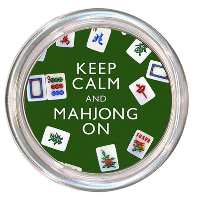 Keep Calm Mahjong Coaster - The Weitzman Museum Store - C8776