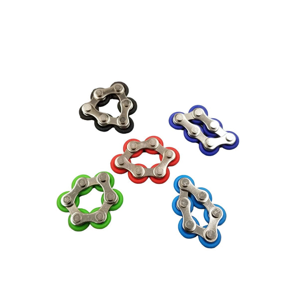 Key Ring Decompression Chain Bike Chain Fidget Toy - The Weitzman Museum Store - MIA494-GR