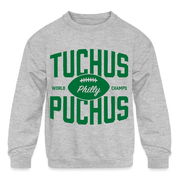 Kids' Tuchus Puchus Crewneck Sweatshirt - The Weitzman Museum Store - 1070138618-P1354A231S21