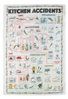 Kitchen Accidents Dish Towel - The Weitzman Museum Store - 5842