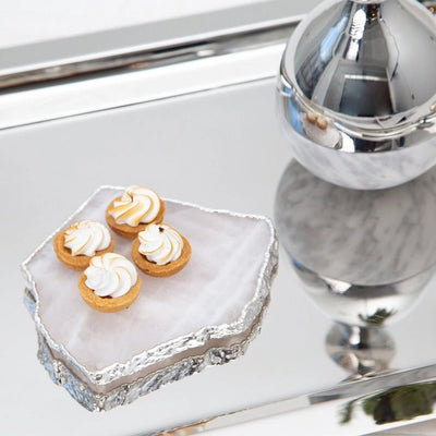 Kivita Crystal Coasters, Gold or Silver - The Weitzman Museum Store - KV-001