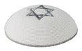 Knit Kippah With Star Of David - The Weitzman Museum Store - 7 - 847384015829