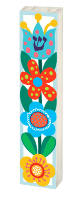 Large Acrylic Mezuzah Mezuzah in 3 Designs - The Weitzman Museum Store - 783935