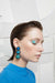 Large Rainbow Earrings - Cool Colors - The Weitzman Museum Store - RB03CC-JE