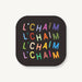 L'chaim confetti Coaster Set (pack of 8) - The Weitzman Museum Store - CS - 006