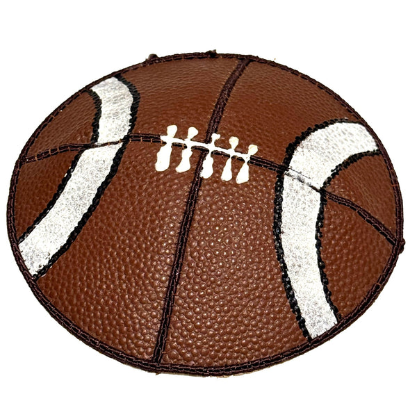 Leather Football Kippah - The Weitzman Museum Store - 7 - 847384008986