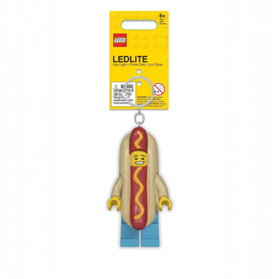 LEGO® Keychain Light - Hot Dog Man - The Weitzman Museum Store - KE119H