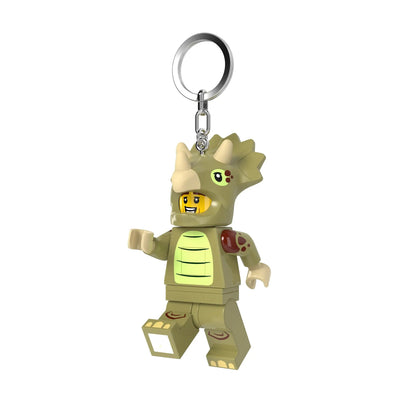 LEGO® Keychain Light - Triceratops Costume Fan - The Weitzman Museum Store - KE238H