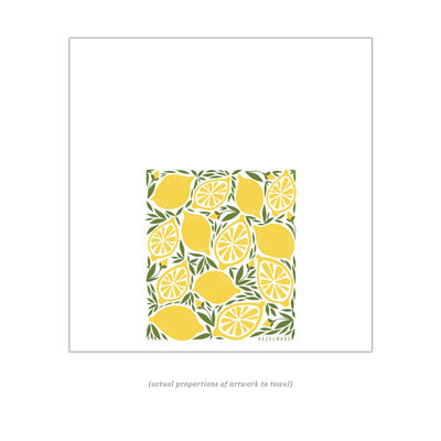 Lemon Tea Towel - The Weitzman Museum Store - KT603