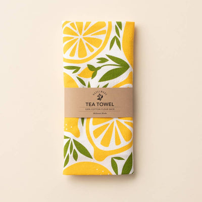 Lemon Tea Towel - The Weitzman Museum Store - KT603