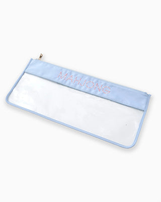 Light Blue Bamboo Mahjong Bag - The Weitzman Museum Store - OMM325