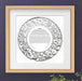 Lilac Ketubah Circle in Opal or Silver by Melanie Dankowicz - The Weitzman Museum Store - 