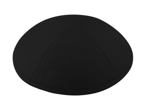 Linen Black Kippah - The Weitzman Museum Store - 