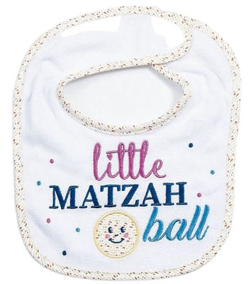 Little Matzah Ball Bib - The Weitzman Museum Store - TXP - B - 4