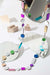 Long Bauhaus Necklace - Silver & Rainbow - The Weitzman Museum Store - BH30SLRB-JN