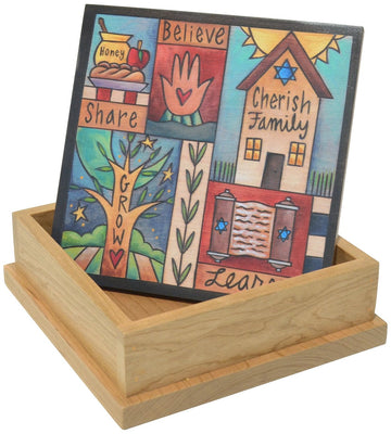 Love and Light Keepsake Box - The Weitzman Museum Store - box021s - 8