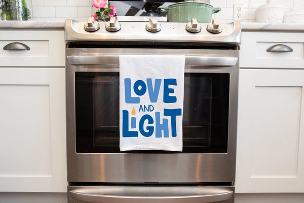 Love and Light Kitchen Towel - The Weitzman Museum Store - 