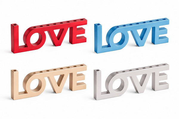 Love Menorah-Available in 4 colors - The Weitzman Museum Store - 439461