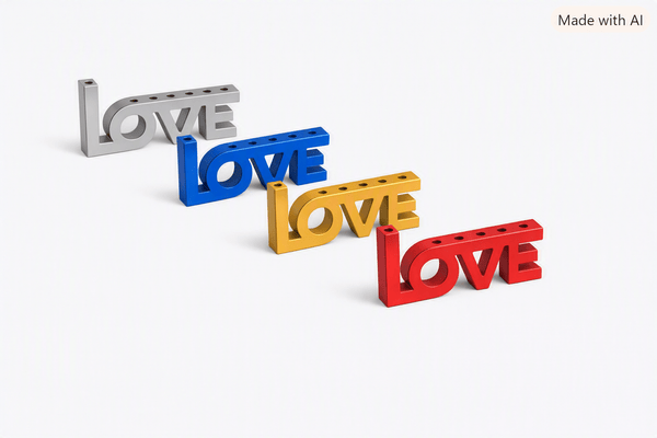 Love Menorah-Available in 4 colors - The Weitzman Museum Store - 439461