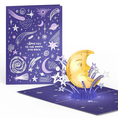 Love You to the Moon and Back Light - Up Pop - Up Card - The Weitzman Museum Store - LP6435