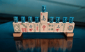 Mah Jong Menorah - The Weitzman Museum Store - MNmahjnavy