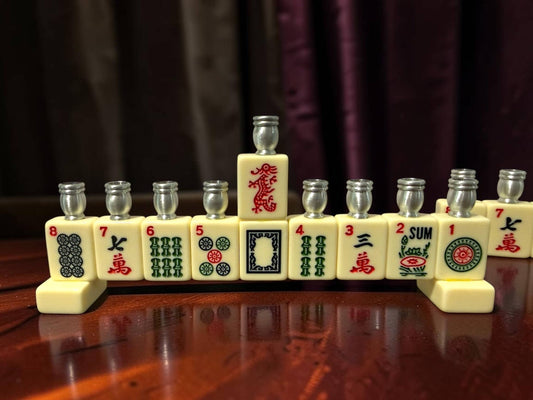 Mah Jong Menorah - The Weitzman Museum Store - MNmahjnavy