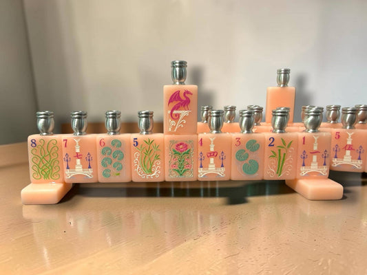 Mah Jong Menorah - The Weitzman Museum Store - MNmahjnavy