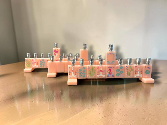 Mah Jong Menorah - The Weitzman Museum Store - MNmahjnavy