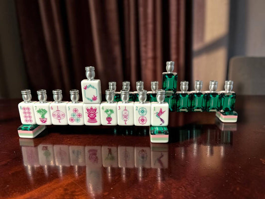 Mah Jong Menorah - The Weitzman Museum Store - MNmahjnavy