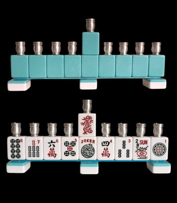 Mah Jong Menorah - The Weitzman Museum Store - MNmahjturq