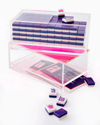 Mahjong Acrylic Box - Clear Lid - The Weitzman Museum Store - 