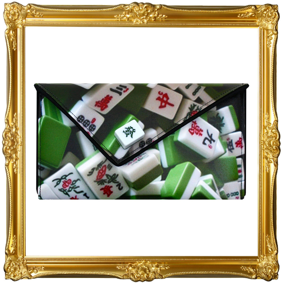 Mahjong Crossbody Clutch Bag - Handmade in USA - The Weitzman Museum Store - 