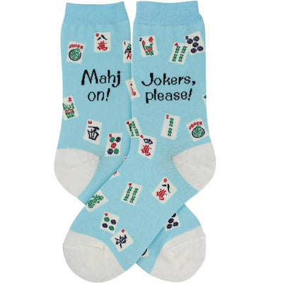 Mahjong Mahj - On Women's Socks - The Weitzman Museum Store - 7201
