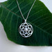 Mandala Pearl Necklace - Sterling Silver - The Weitzman Museum Store - SAN361NE