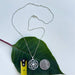 Mandala Pearl Necklace - Sterling Silver - The Weitzman Museum Store - SAN361NE