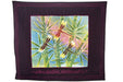 Maroon Dragonfly Challah Cover - The Weitzman Museum Store - 602 - M - E