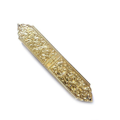 Marrakesh Mezuzah in Brass, Pewter, or Gold - The Weitzman Museum Store - 