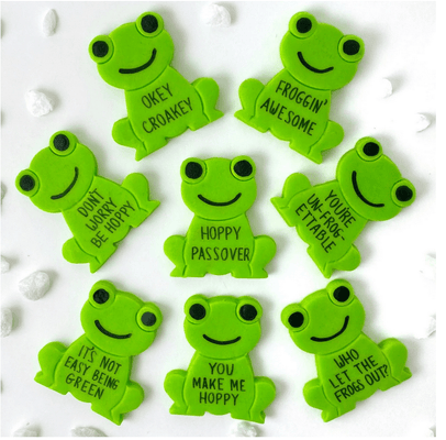 Marzipan Passover Conversation Frogs - The Weitzman Museum Store - 