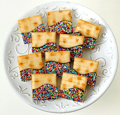 Marzipan Rainbow Sprinkle Matzah - The Weitzman Museum Store - 