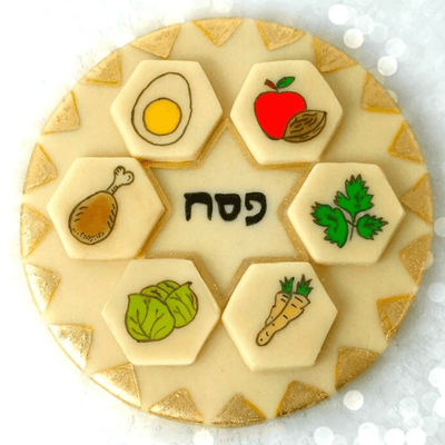 Marzipan Seder Plate - The Weitzman Museum Store - sku-28963927556173