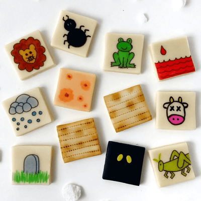 Marzipan Ten Plagues Tile Set - The Weitzman Museum Store - 