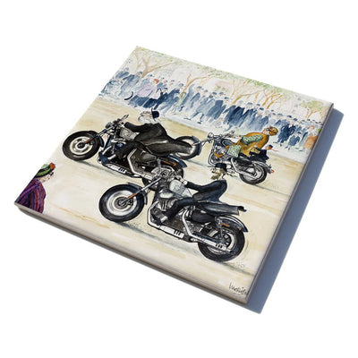 Matin Holt Ceramic Trivet - Harley Davidson - The Weitzman Museum Store - 799828