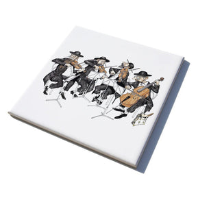 Matin Holt Ceramic Trivet - Quartet - The Weitzman Museum Store - 799825