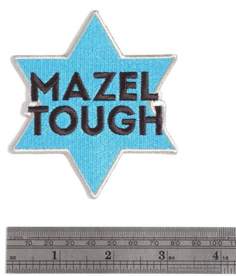 Mazel Tough Iron - on Patch - The Weitzman Museum Store - 850034243542