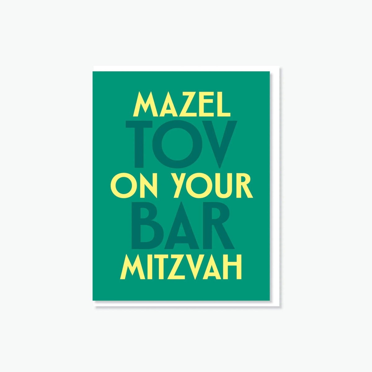 Mazel Tov on Your Bar Mitzvah - The Weitzman Museum Store - GC-BM-007
